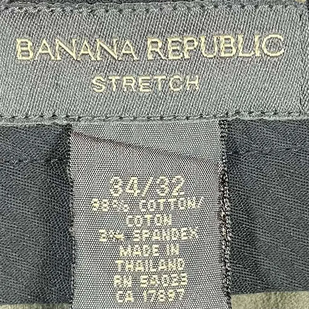 Banana Republic Men's Olive Green Stretch Corduroy Trousers Size‎ 34/32